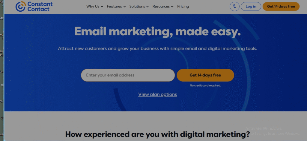 Mailchimp vs Constant contact  (constant contact)